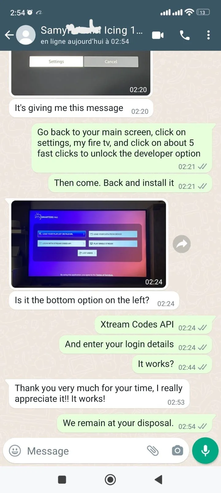 Testimonial Screenshot